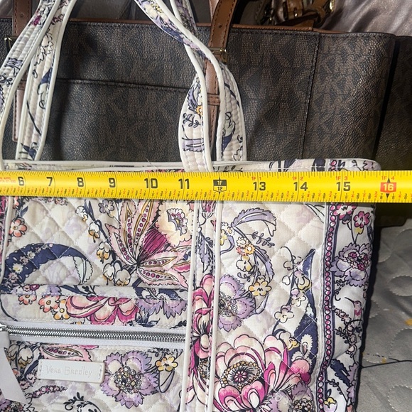 Vera Bradley Quilted Floral Tote - Pink and Purple - Picture 5 of 7